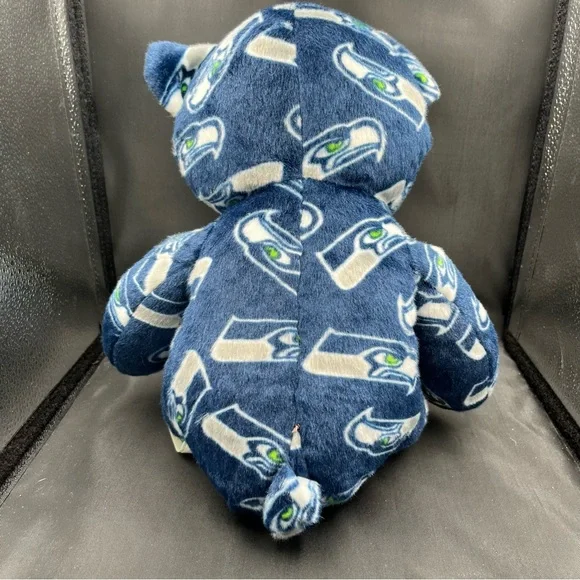 Build A Bear Seattle Seahawks NFL Bear Plush Stuffed Animal 17” -  heartbeat - Picture 6 of 10